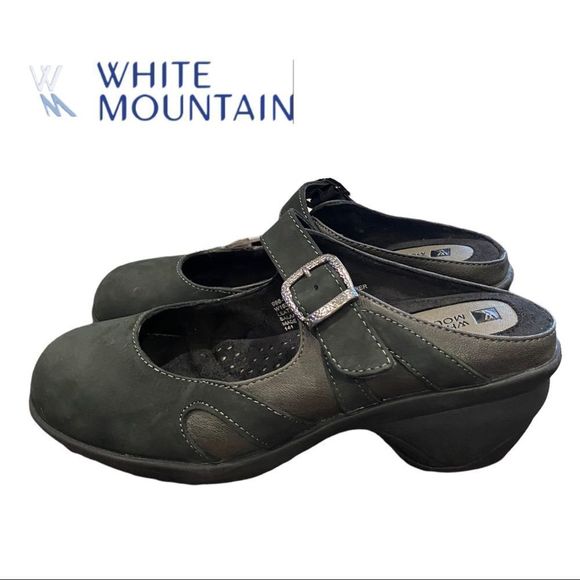 White Mountain Shoes Newwhite Mountainhemlock Womens Black Leather